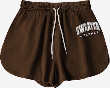 Pantalon GORHEY en marron : devant