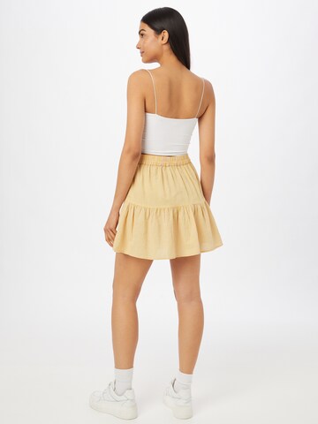 Jupe 'ANNABELLE' VERO MODA en jaune