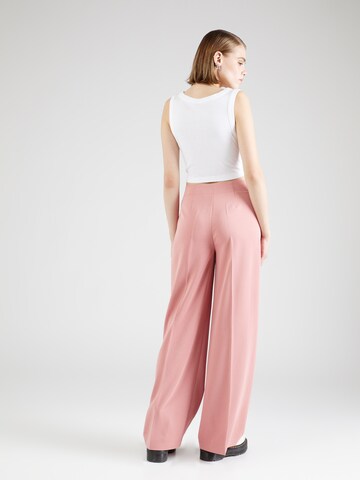 Wide Leg Pantalon à plis 'BEFORE' DRYKORN en rouge