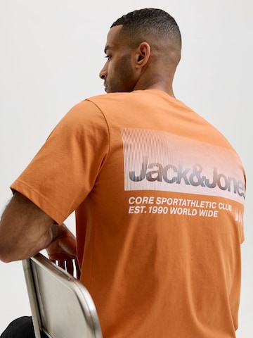 JACK & JONES Tričko 'JCOECHO' - Oranžová