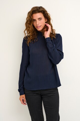 Kaffe Blouse 'Trine' in Blauw: voorkant