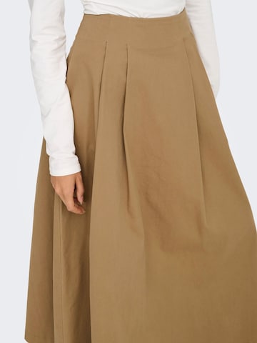 ONLY Skirt 'ONLVENEDIG' in Brown
