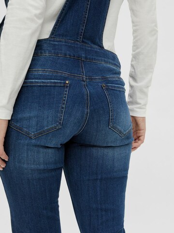 MAMALICIOUS Regular Tuinbroek jeans 'Sinna' in Blauw