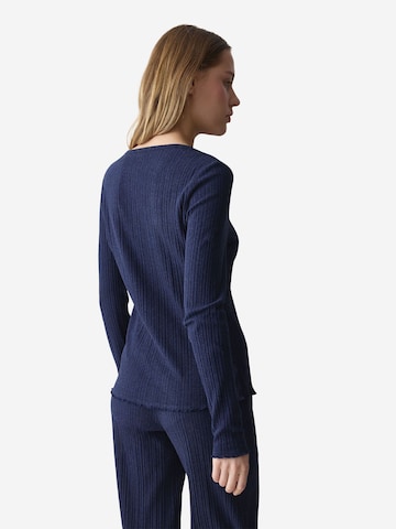 TRIUMPH Knit cardigan ' Red Label Versatile Rib ' in Blue