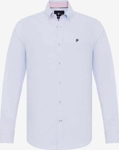 DENIM CULTURE Skjorta 'ERMIN' i marinblå / ljusblå / vit, Produktvy