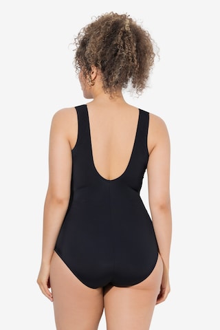 juoda Ulla Popken Maudymosi kostiumėlis