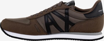 ARMANI EXCHANGE Sneakers in Brown: front