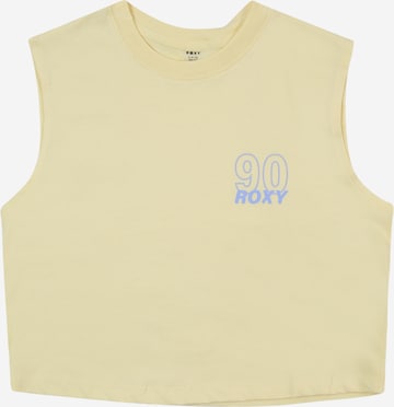 Top sportivo 'ESSENTIAL' di ROXY in giallo: frontale