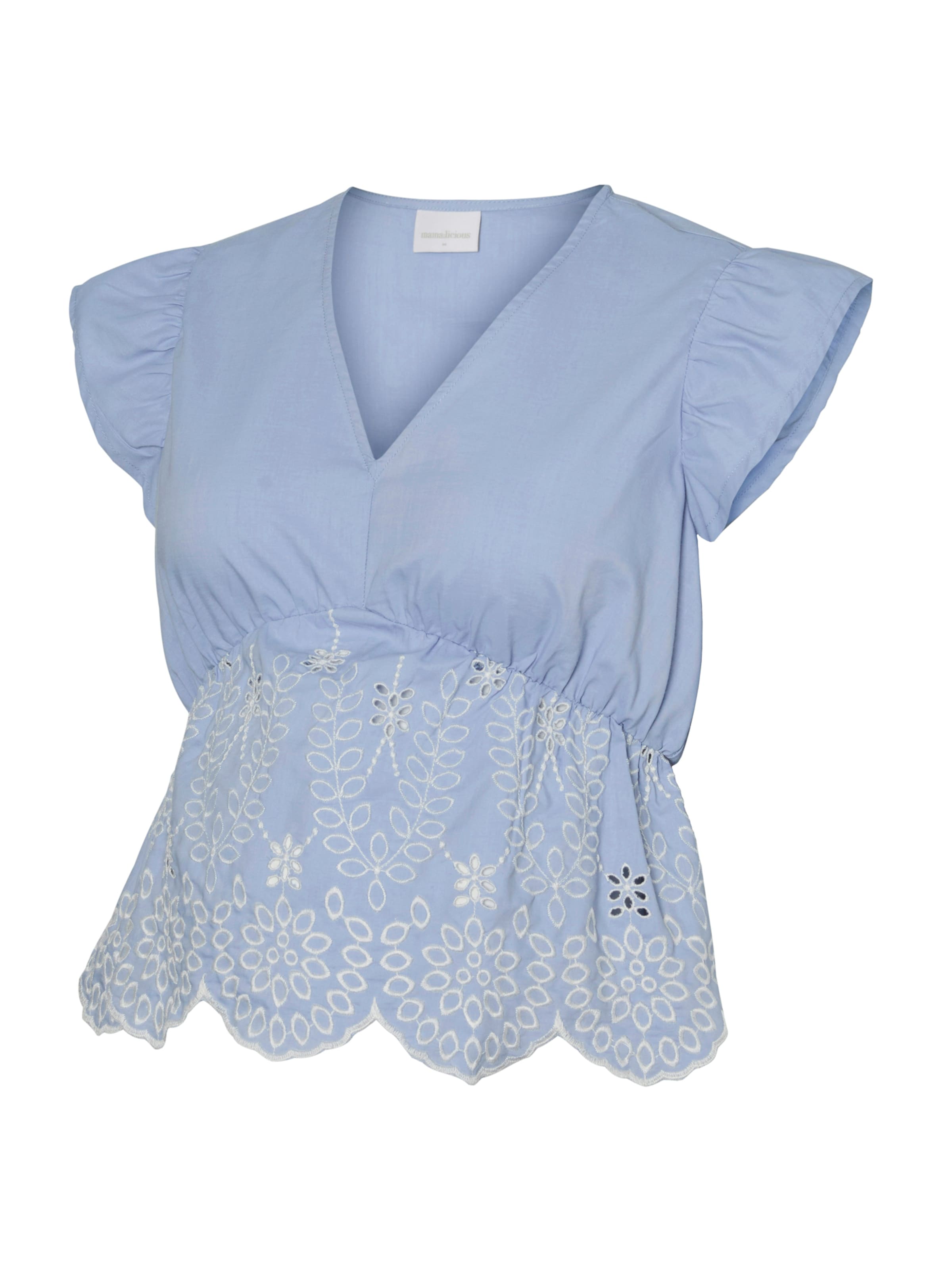 MAMALICIOUS Блузка в Синий: спереди