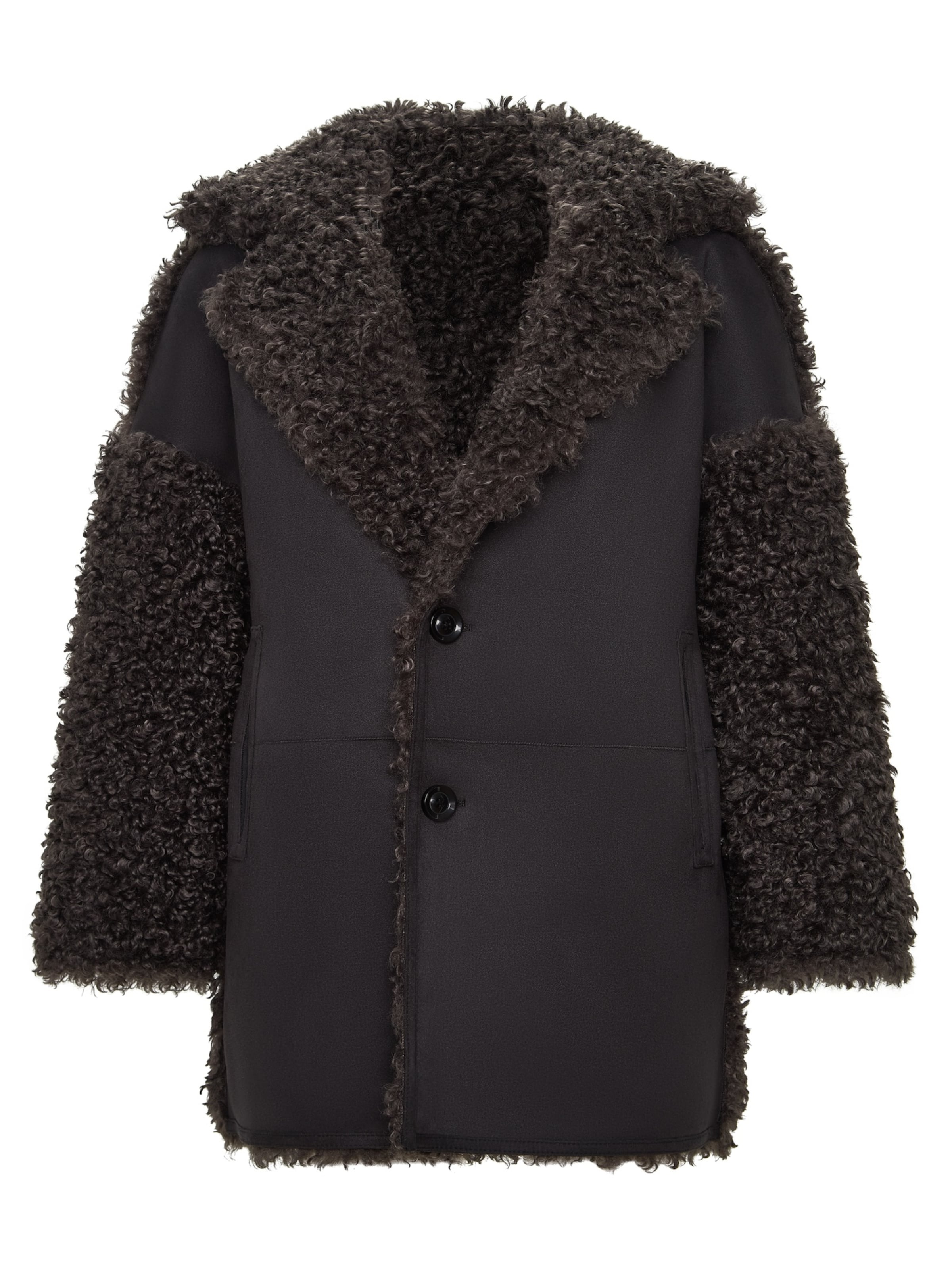 CESARE GASPARI Winter coat in M in Dark brown, Item view