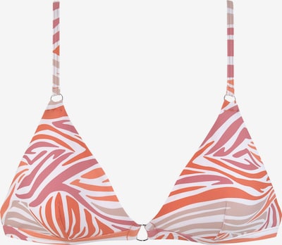 SUNSEEKER Bikinitop in orange / pink / weiß, Produktansicht
