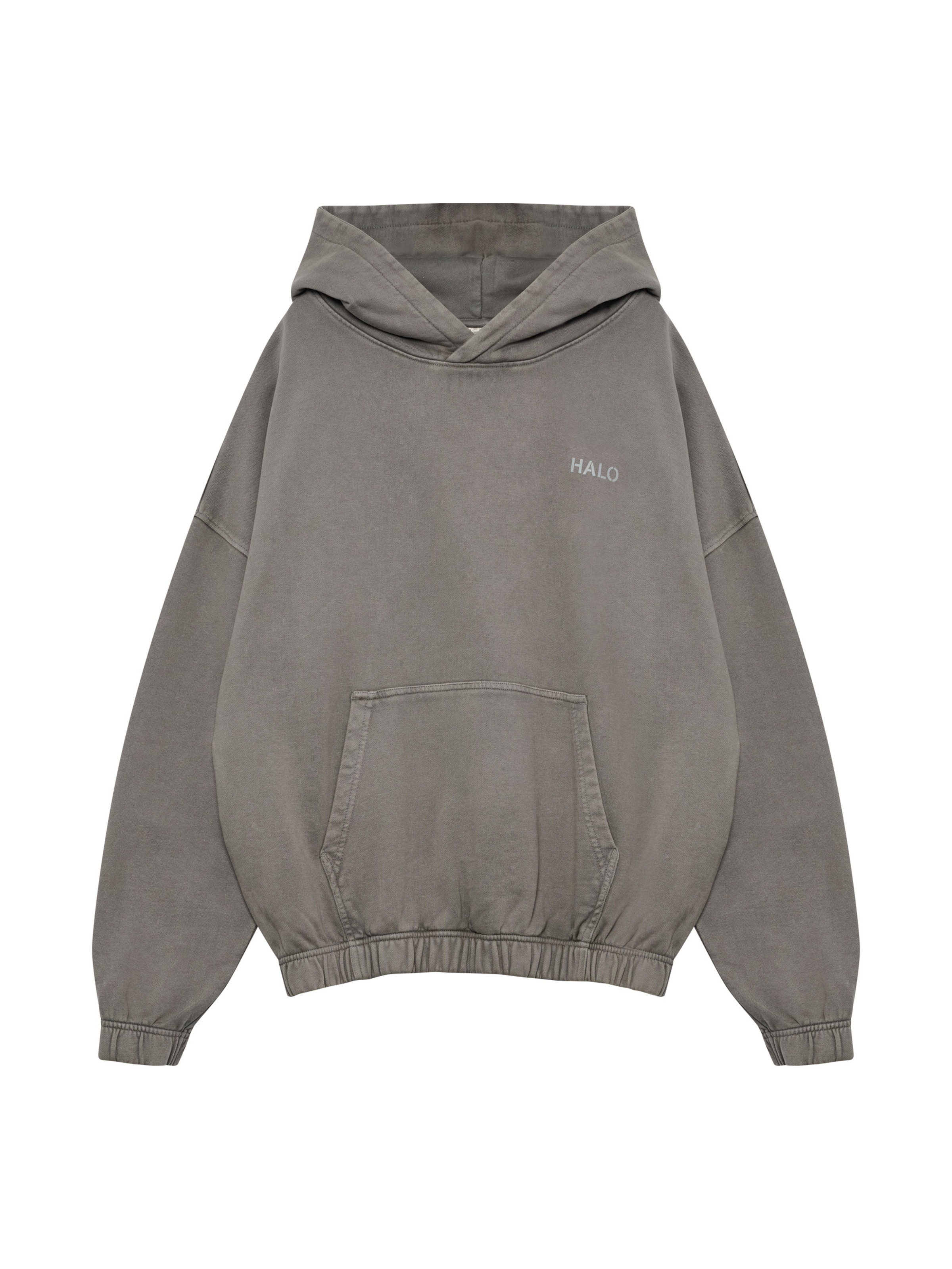 Sweat-shirt HALO en gris : devant