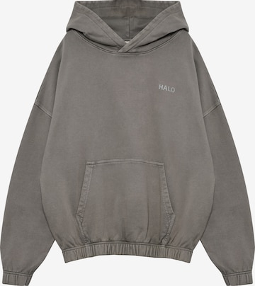 Sweat-shirt HALO en gris : devant