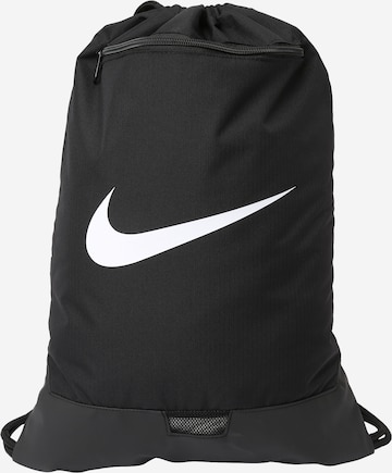 Sacs de sport à cordon 'Brasilia' NIKE en noir : devant