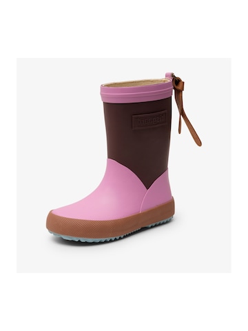 BISGAARD Rubber boot 'Fashion II' in Pink: front