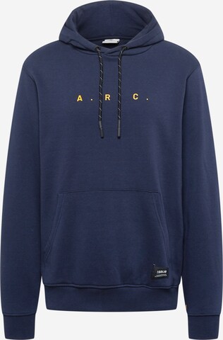 Sweat-shirt 'Darcio' !Solid en bleu : devant