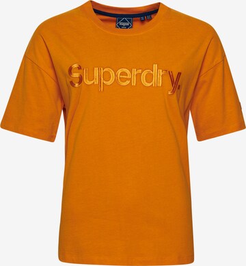 Superdry Shirt in Geel: voorkant