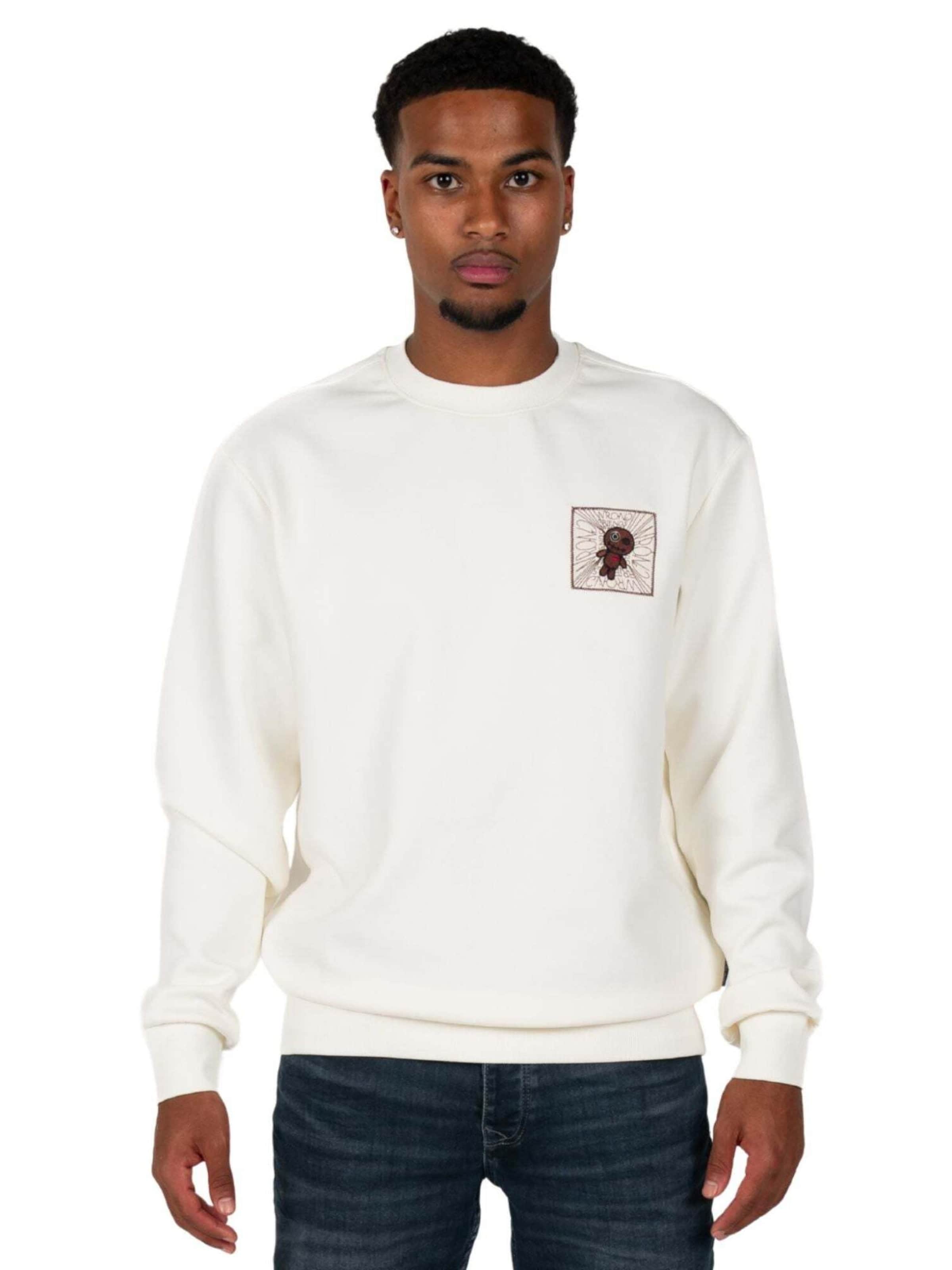 WRONG FRIENDS Sweatshirt 'Rio Bravo' in Beige: Vorderseite