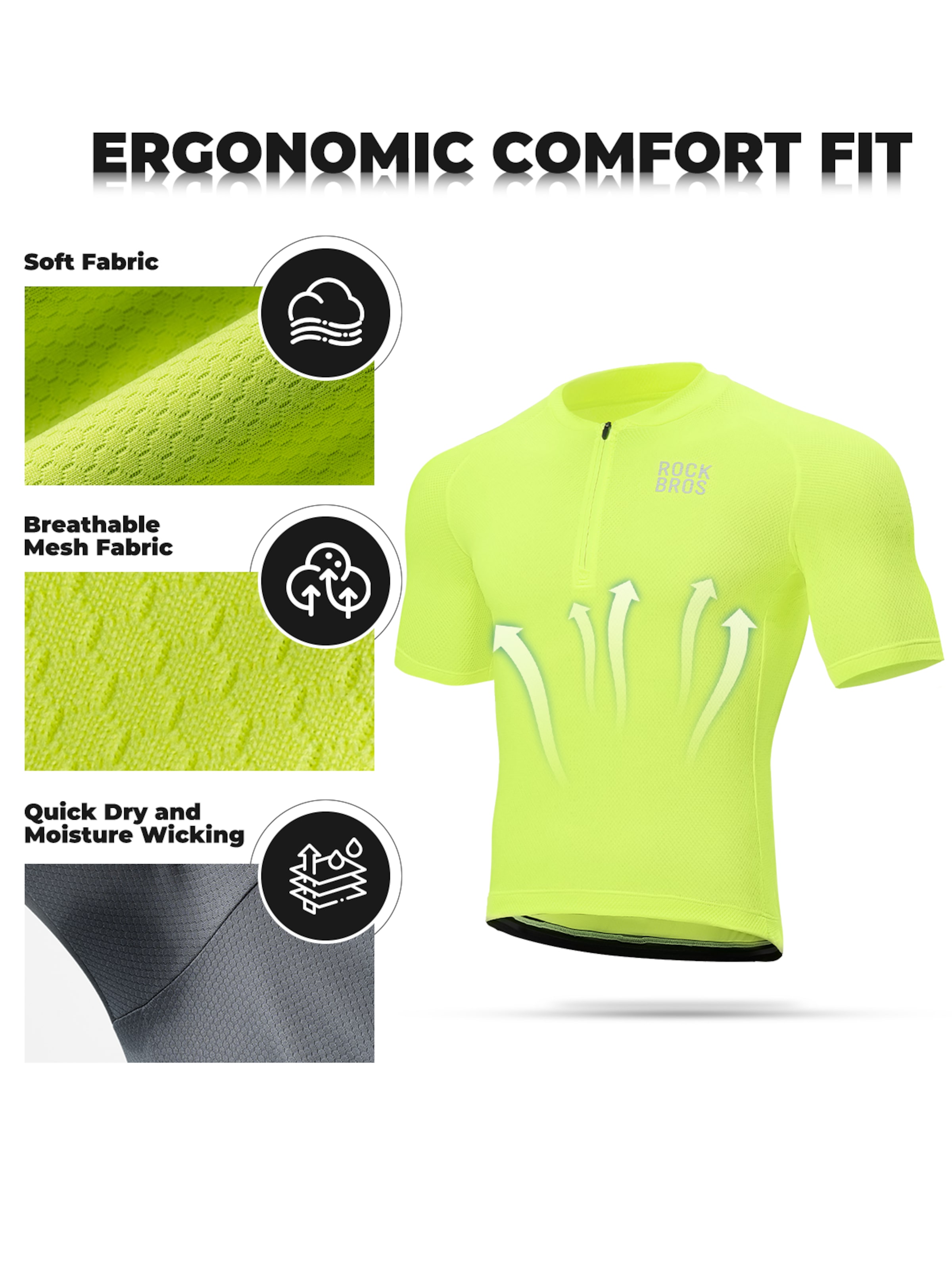 ROCKBROS Athletic Sweatshirt in Green