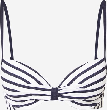 Push-up Sutien costum de baie de la ESPRIT pe albastru: față