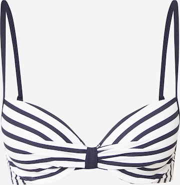 ESPRIT - Push-up Top de bikini en azul: frente