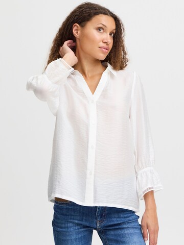 PULZ Jeans Blouse 'Tori' in White: front