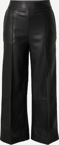 Warehouse Wide leg Pantalon in Zwart: voorkant