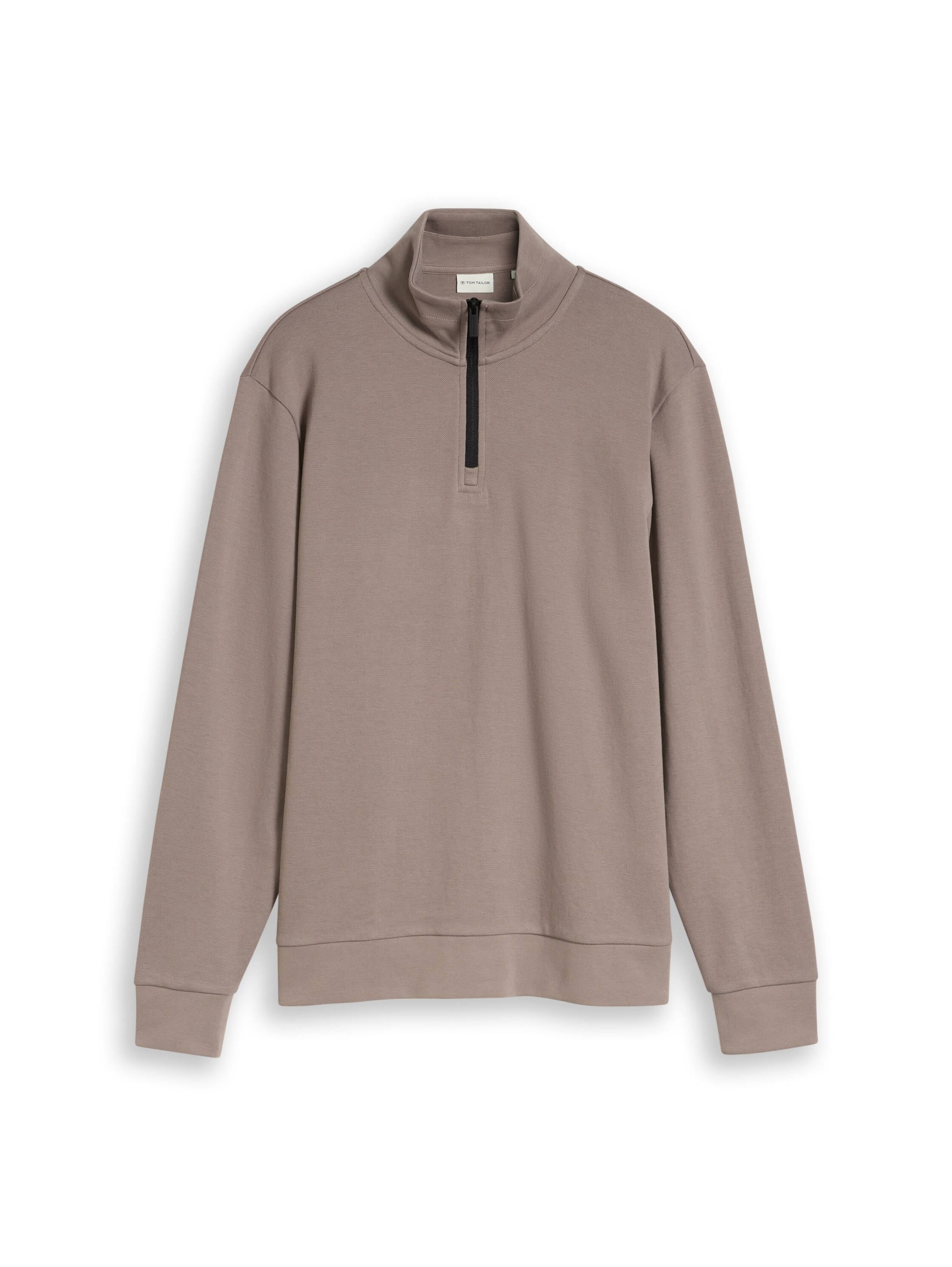 TOM TAILOR Sweatshirt in Brown: front