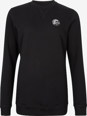O'NEILL Sweatshirt 'Circle Surfer' in Zwart: voorkant