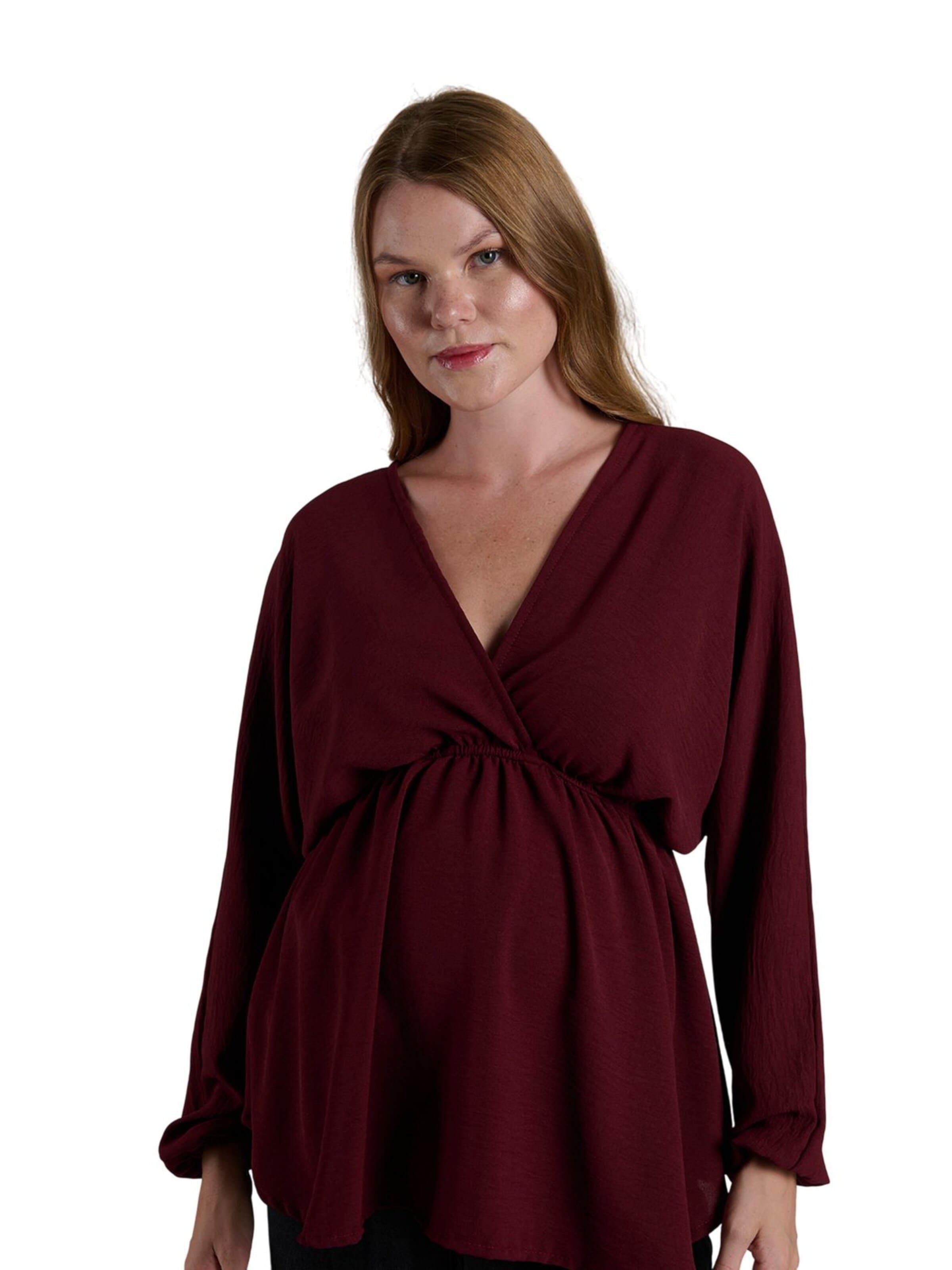 LYN MAMA Bluse in Rot