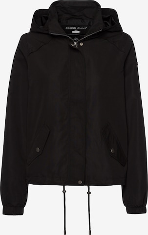 CROSS JEANS Jacke in Schwarz: Vorderseite