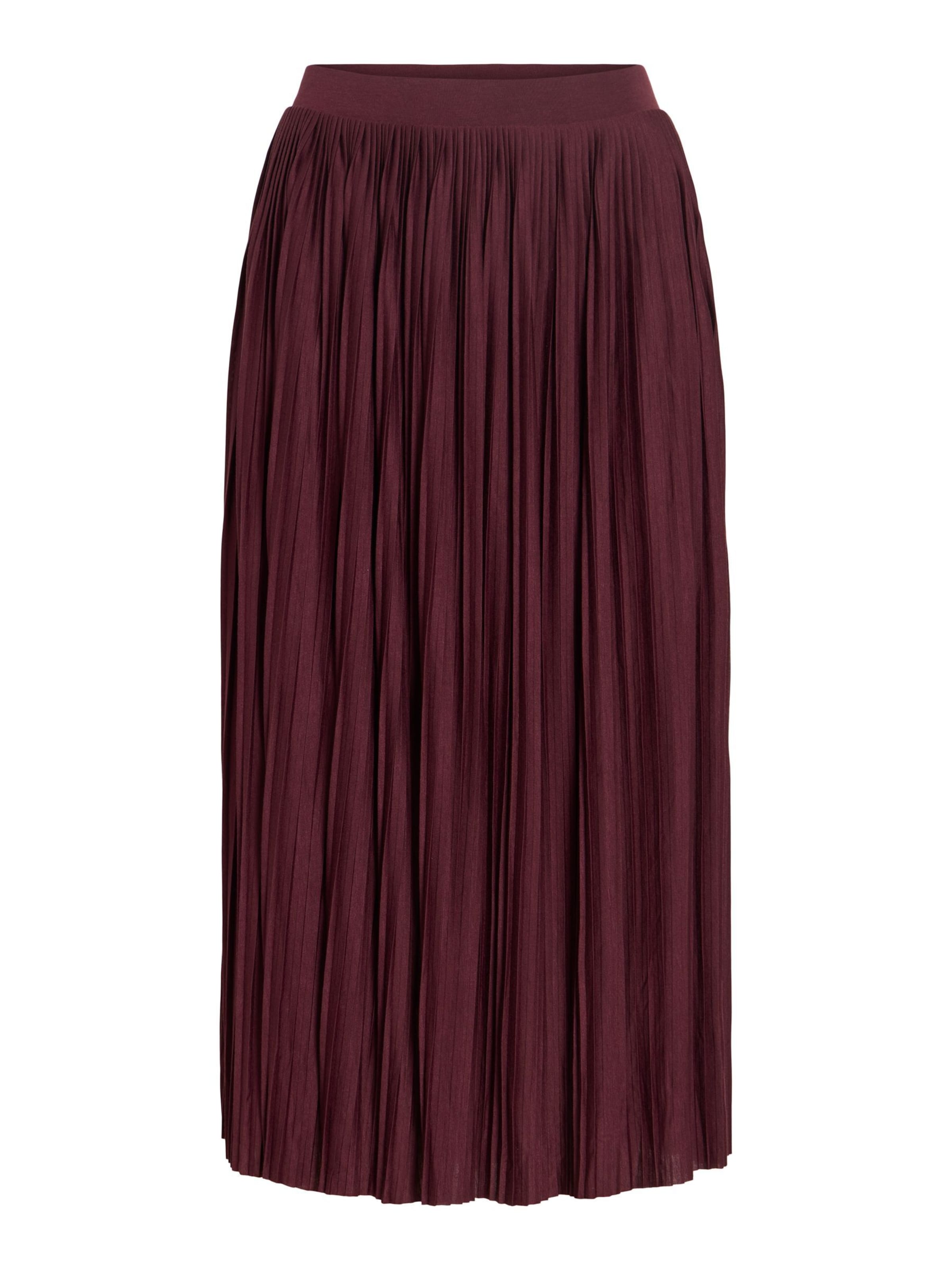 VILA - Falda 'VIPlis' en rojo: frente