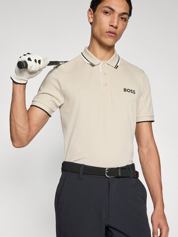 BOSS Performance Shirt 'Paddy Pro' in Beige