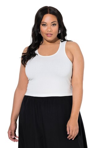 Ulla Popken Top in Weiß: Vorderseite