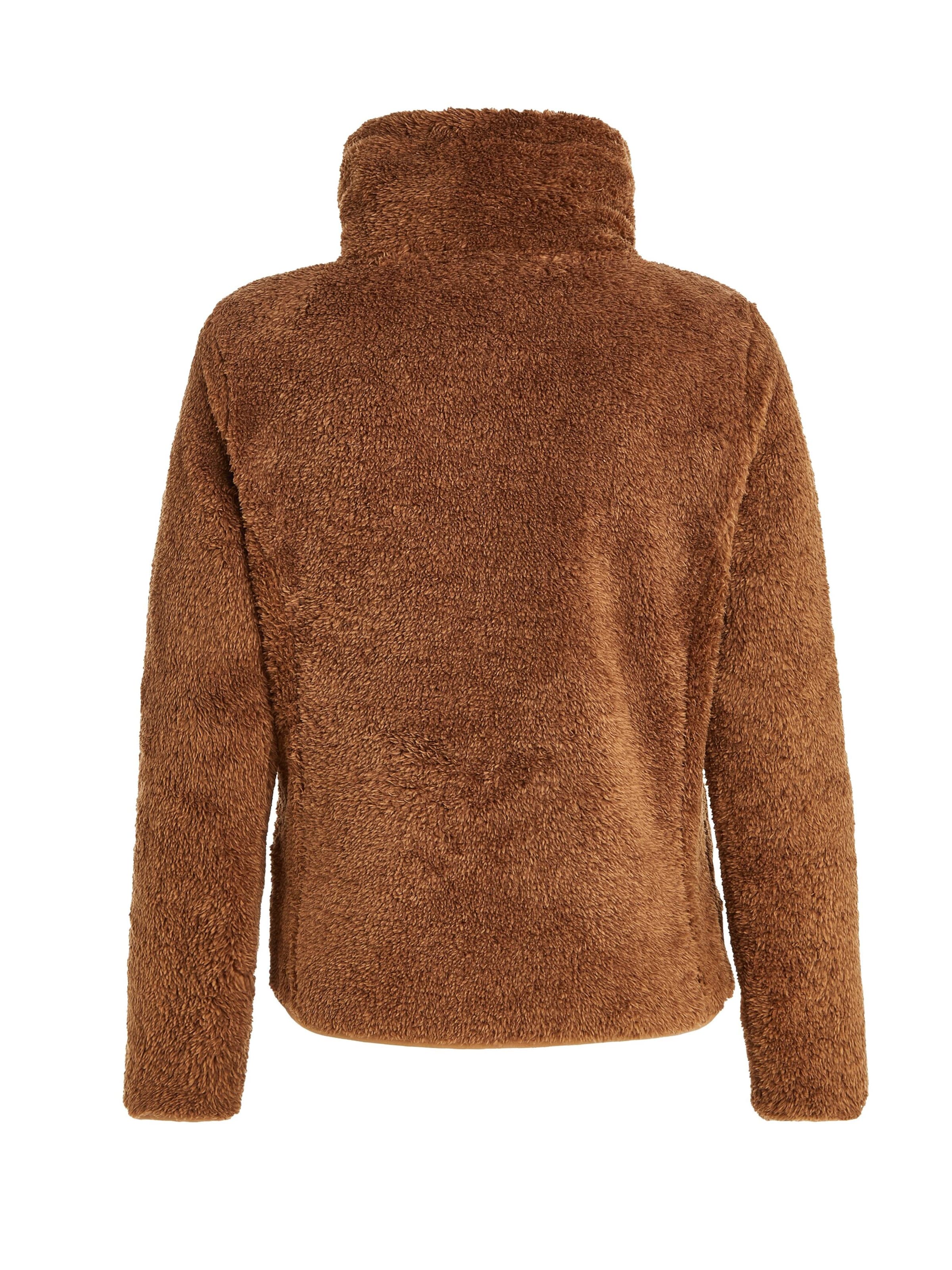 PROTEST Fleece Jacket 'RIRI' in Brown