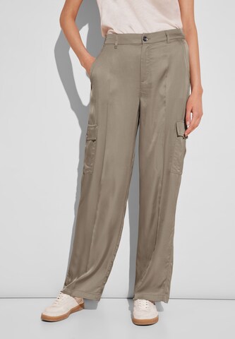 STREET ONE Regular Cargo Pants in Beige: front