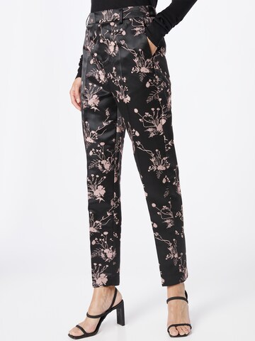 Regular Pantalon à plis SCOTCH & SODA en noir : devant