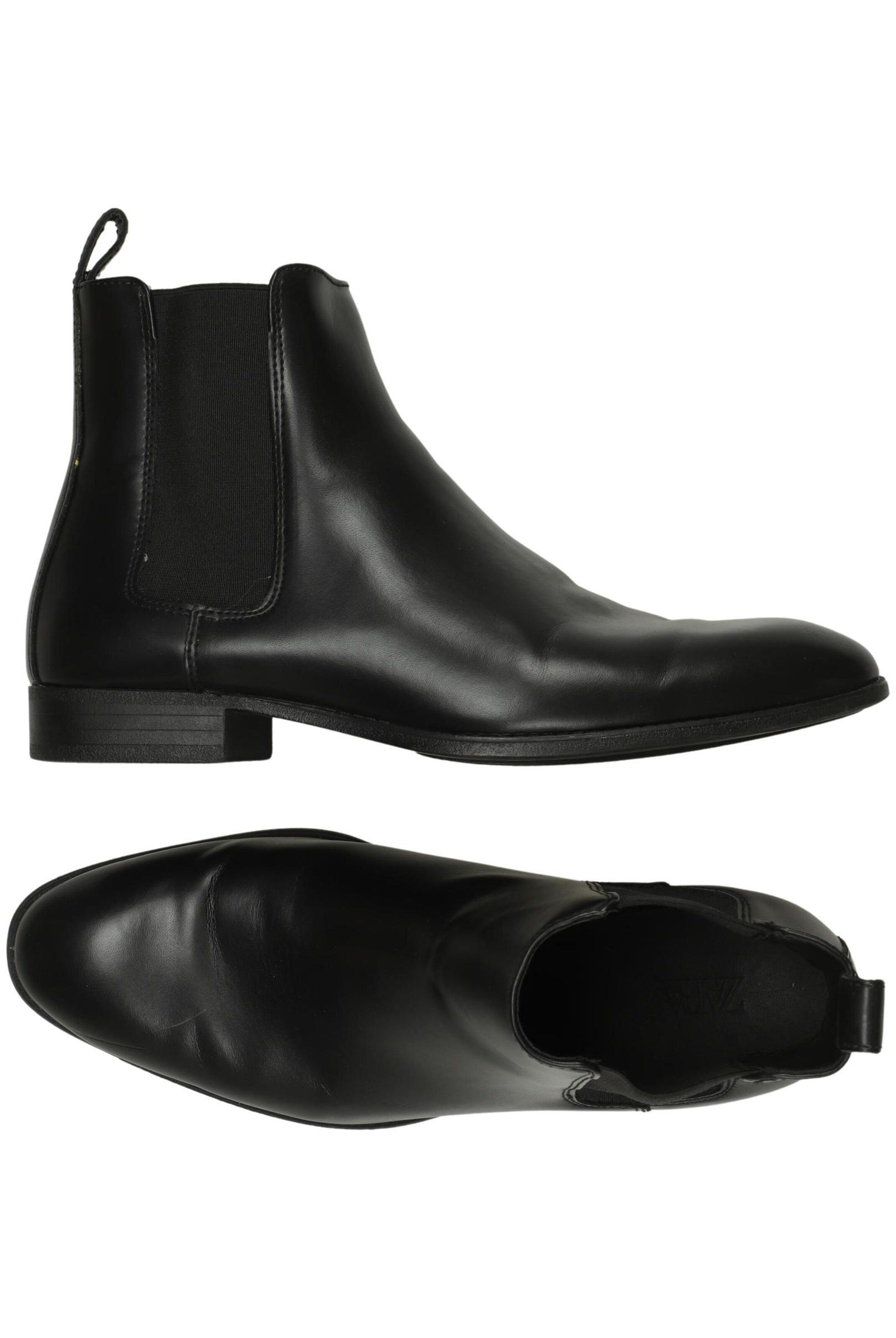 ZARA Stiefel 42 in Schwarz: Vorderseite