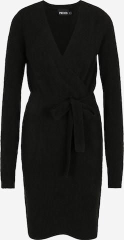 Robes en maille 'ELLEN' Pieces Tall en noir : devant