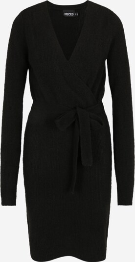 Pieces Tall Pletena obleka 'ELLEN' | črna barva, Prikaz izdelka