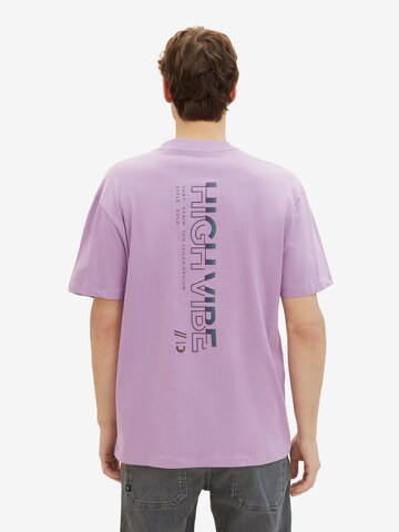 TOM TAILOR DENIM Koszulka w kolorze fioletowy