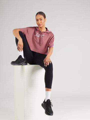 Reebok Спортен суитшърт в червено