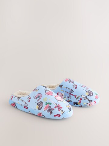 Next - Zapatillas de casa en azul