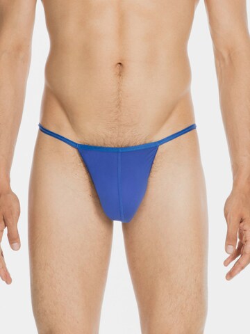 HOM G-String ' Plumes ' in Blau