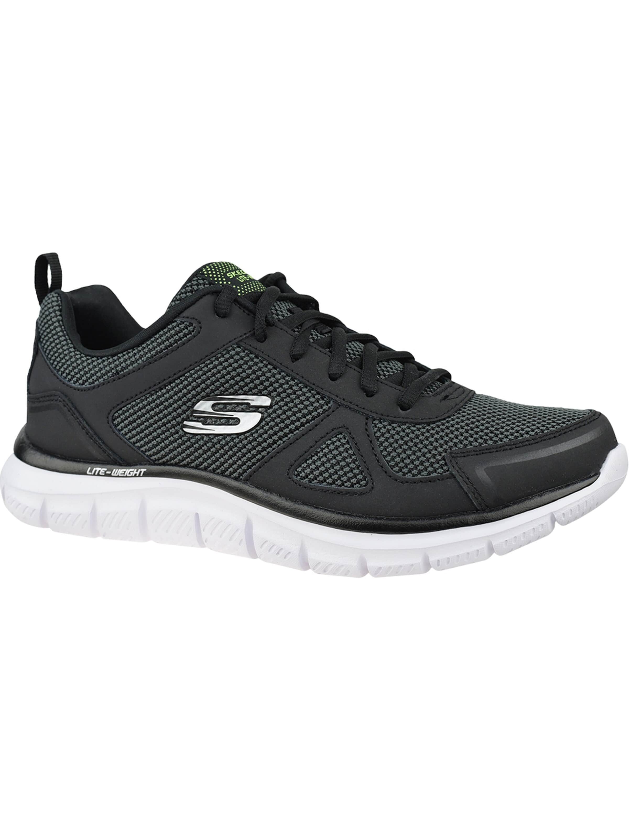 SKECHERS Slip-Ons 'Track - Bucolo' in Black: front