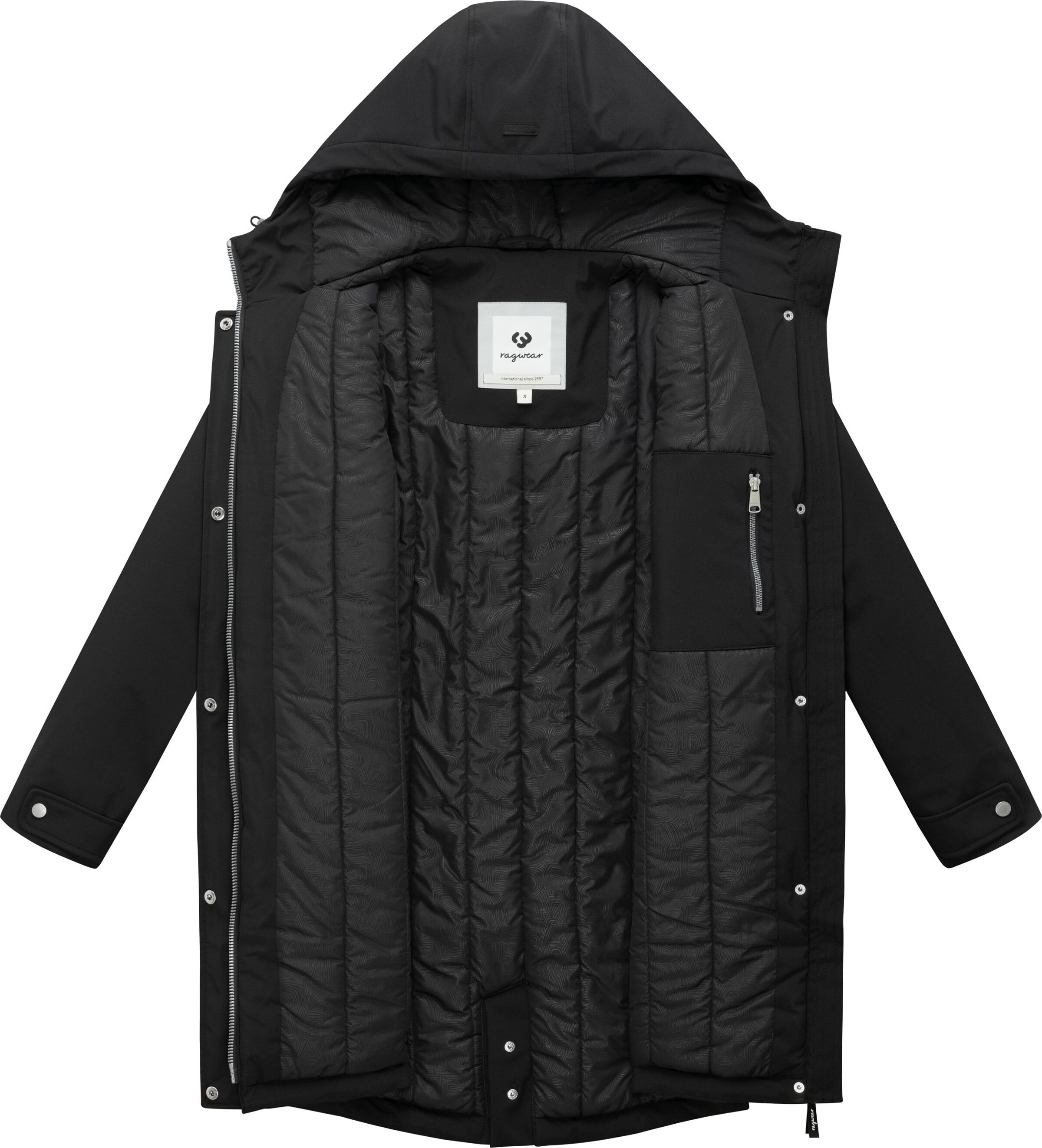 Cappotto funzionale ' Itiga ' di Ragwear in nero