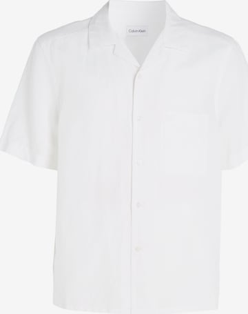 Calvin Klein - Ajuste regular Camisa en blanco: frente