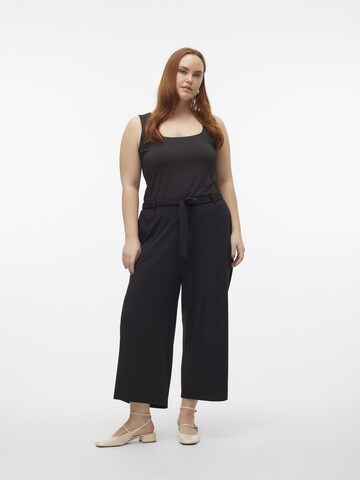 Vero Moda Curve Wide Leg Bukser 'MILLA' i sort