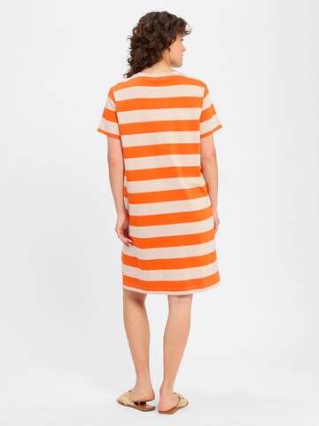 Marie Lund Summer dress in Orange