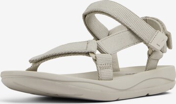 CAMPER Sandalen met riem ' Match ' in Grijs: voorkant